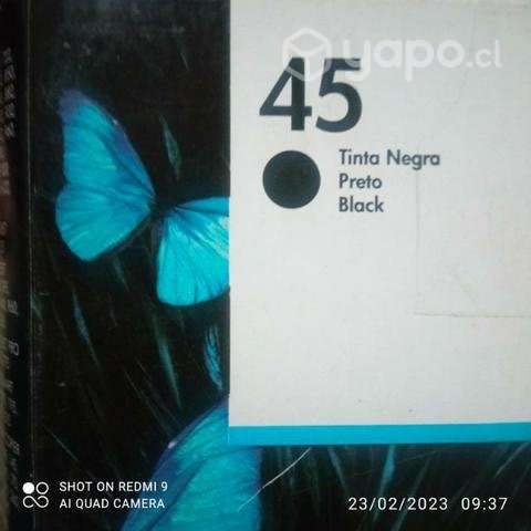 Tintas hp 45, 15 y 40 black original de alta - Imagen 3