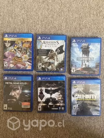 Juegos play station 4