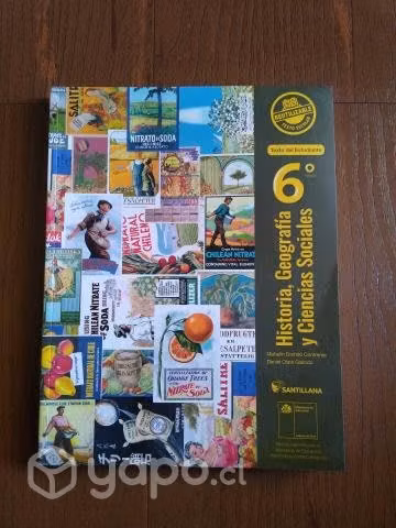 Libro de Historia, Geografia y Cs. Sociales 6° bas