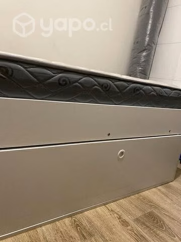 Cama con cajones + colchón - Imagen 4