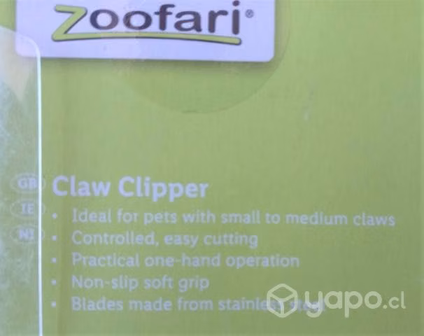 Tijera Corta uñas Perros y Gatos Marca Zoofari