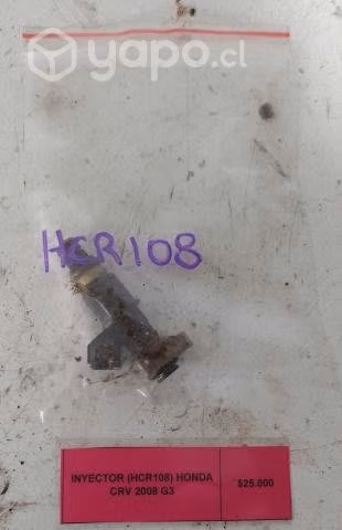 Inyector (HCR108) Honda CRV 2008 G3