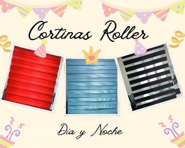 cortinas roller día y noche