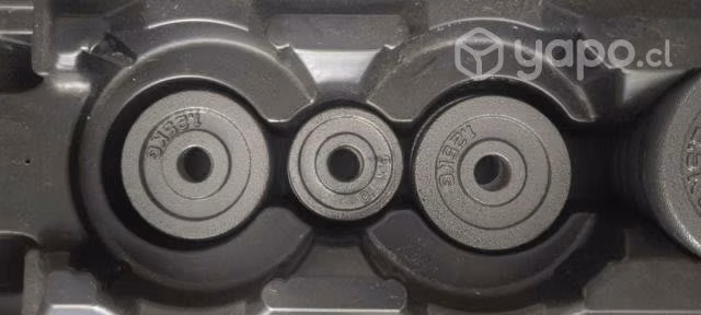 Set de Mancuernas + Barra Ajustable de 50kg