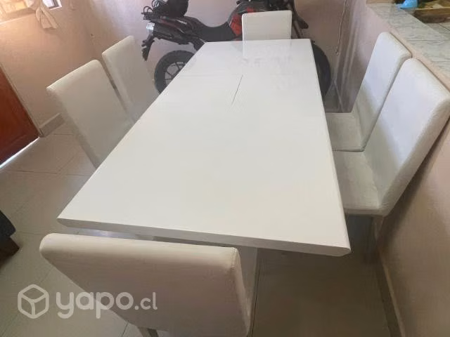 Comedor extensible de 6 puestos