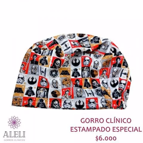 Gorros Clínicos Estampado Especial