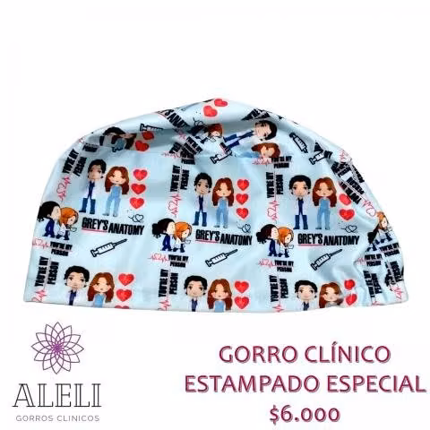 Gorros Clínicos Estampado Especial