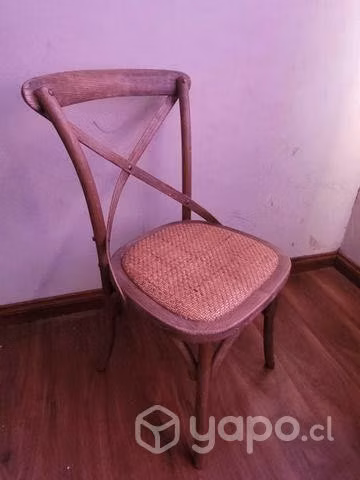 Banca doble danubio-silla rústica natural