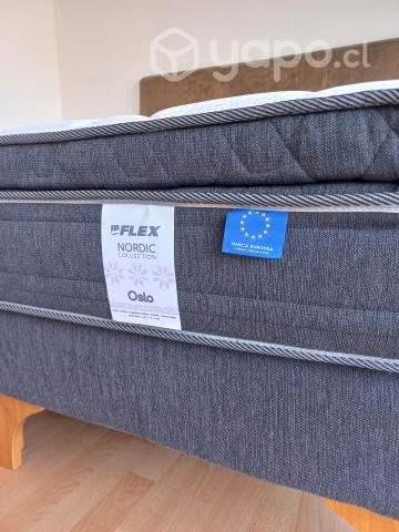 Cama King + Respaldo todo casi nuevo