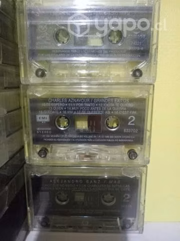 Cassettes originales varios sin carátula