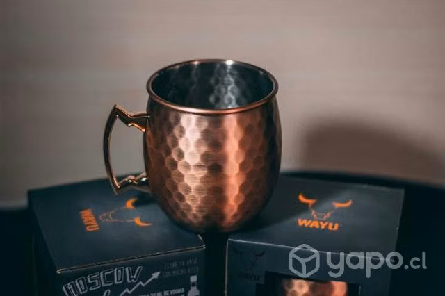Mug de cobre 600ML (Copper mug) para Moscow mule - Imagen 2