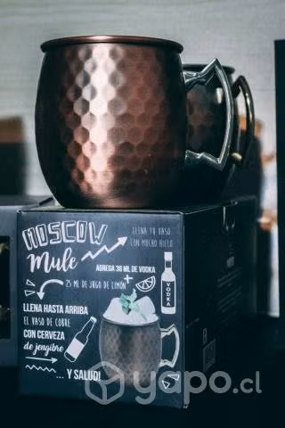 Mug de cobre 600ML (Copper mug) para Moscow mule - Imagen 4