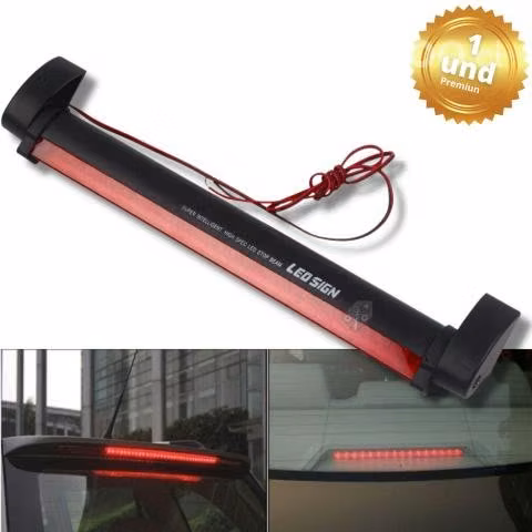 Tercera Luz Freno Universal Adhesivo 24 Led Auto 1