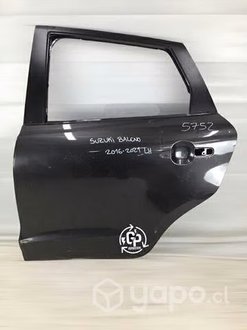 Puerta trasera lh Suzuki Baleno 2015-2021