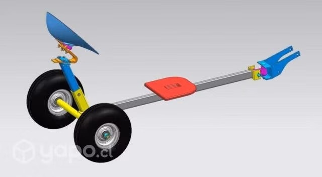 Carro asiento para MotoSegadora y motocultivador