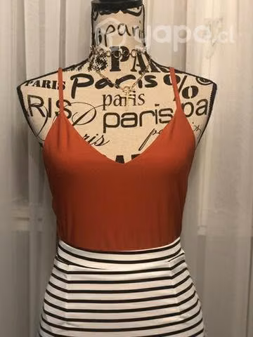 Hermoso body, color terracota talla s-m - Imagen 5