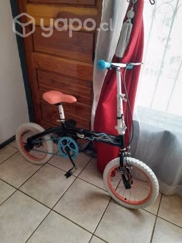 Disney Bia Bicicleta Plegable Oficial Aro 16
