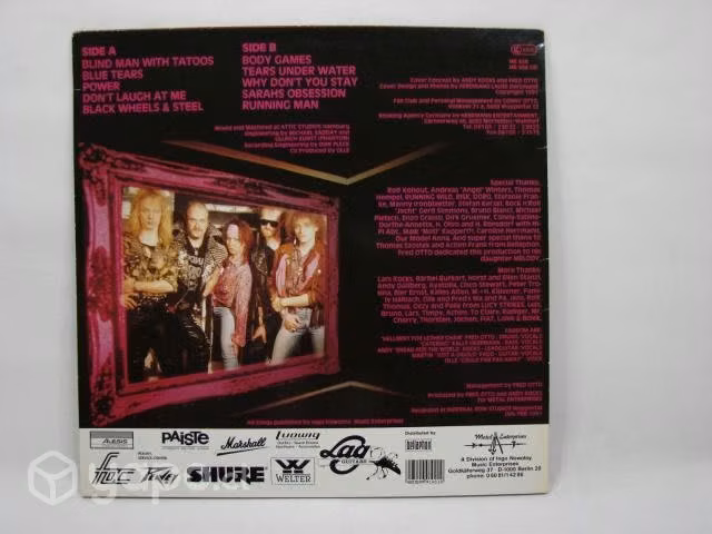 Vinilo Random Body Games 1991 Ed Alemania + Sobre