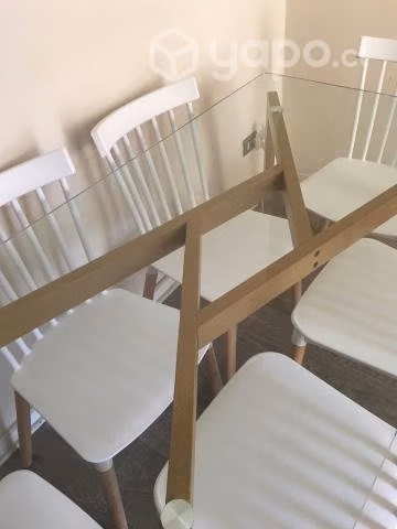 Mesa de comedor 6 sillas