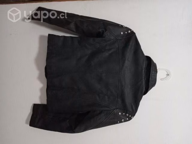 Hermosa Chaqueta eco cuero Niña