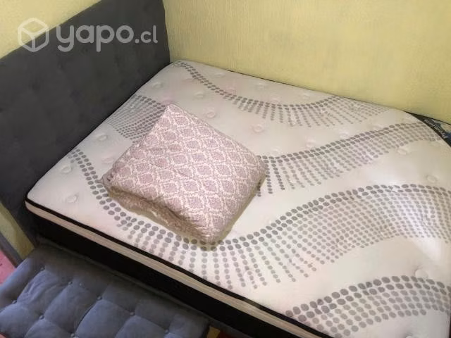 Cama tipo europea 2 plazas usada solo 1 mes