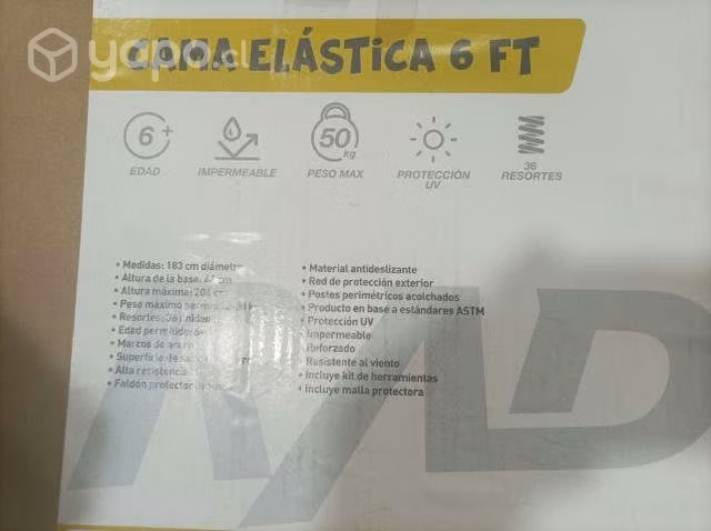 Cama elástica 1.83 metros poco uso - Imagen 2