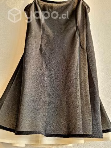 Vestido doble tela, corto. Impecable. M