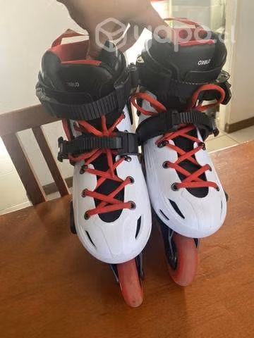Bicicleta y patines