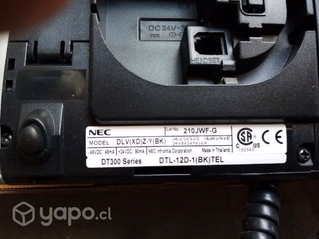 Teléfono NEC modelo SB-8100