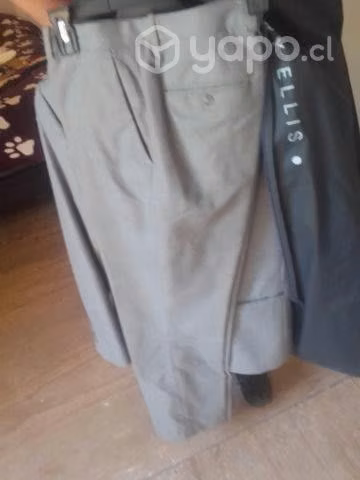 Terno perry Ellis talla 42 color gris como nuevo
