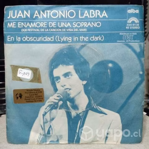 Vinilo 7" Single 45s Juan Antonio Labra