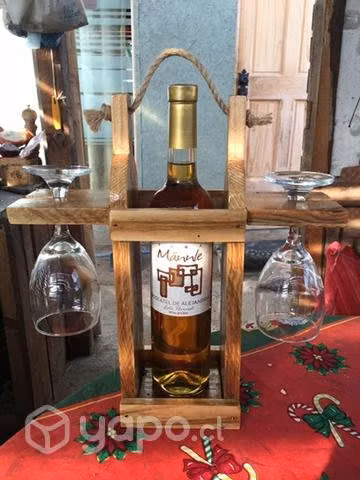 Botellero en madera
