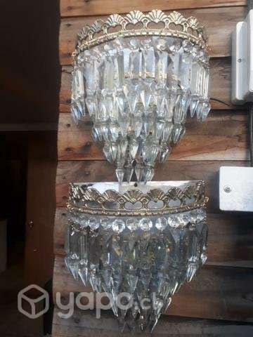 Lote de lamparas antiguas bronce - Imagen 2