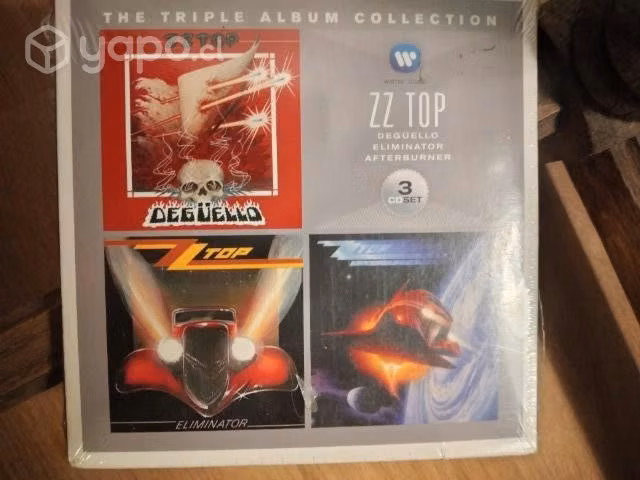 Cd box Zz Top - Deguello - Eliminator - Afterburne