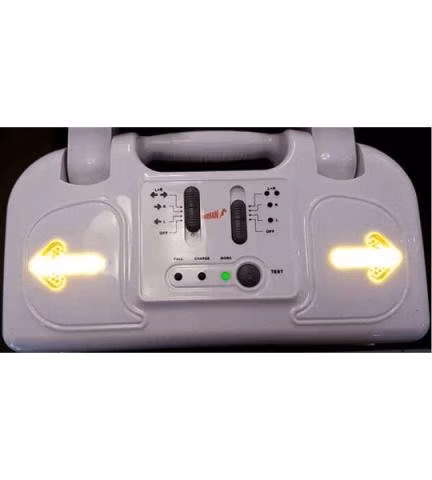 Lampara De Emergencia Led 2 Focos Recargable Salid