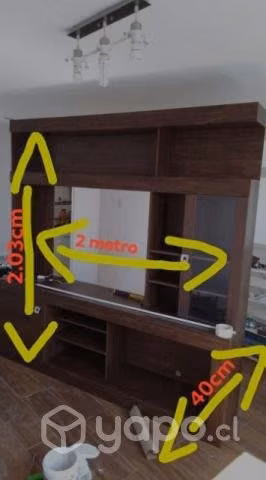 Rack, cómoda y velador