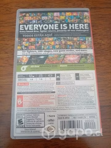 Super Smash Bros Ultimate NINTENDO SWITCH