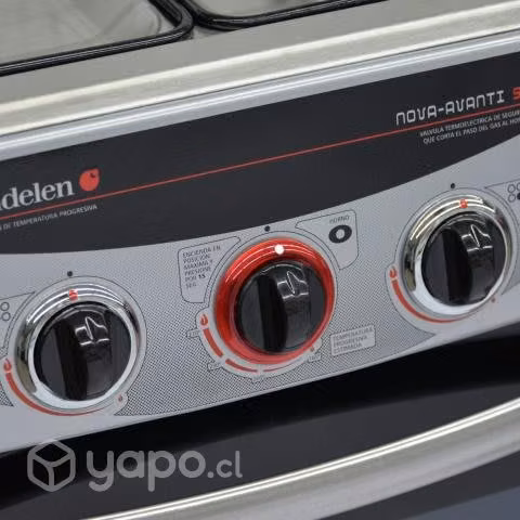 Cocina a gas 4 platos 68 litr