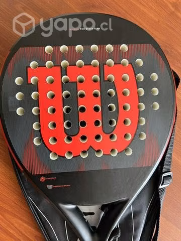 Pala Padel Wilson Pro Staff Team Nueva + Bolso