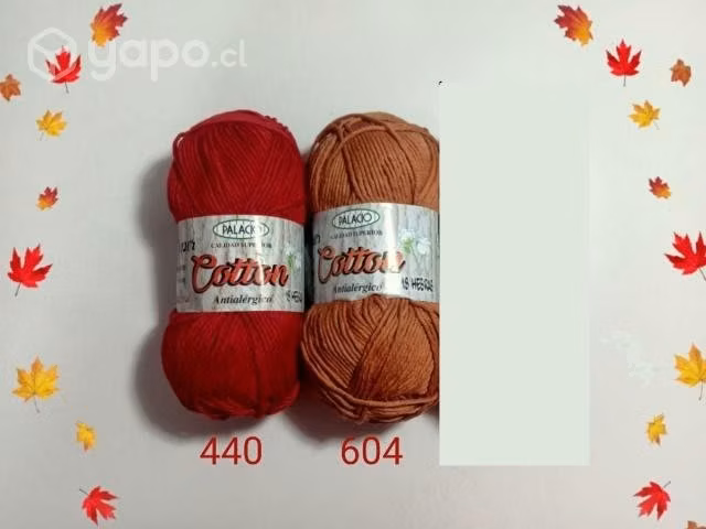 Hilos SUPER COTTON marca Palacio y Mia fresh