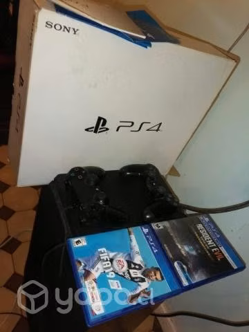 Ps4 1 tb + 3 juegos