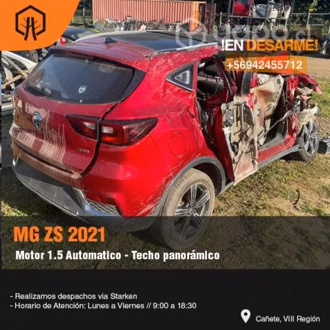 Deposito agua MG ZS 2021