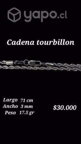 Cadenas de plata nacional 925 distintos modelos - Imagen 4