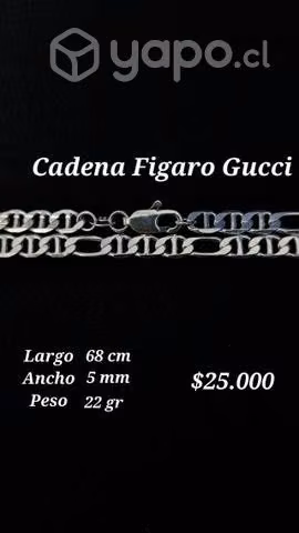 Cadenas de plata nacional 925 distintos modelos - Imagen 2