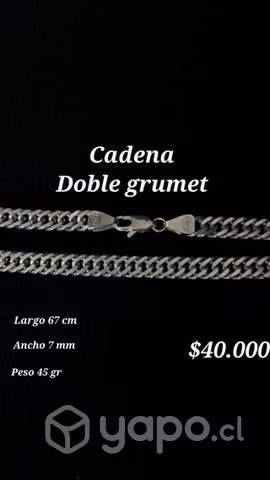 Cadenas de plata nacional 925 distintos modelos