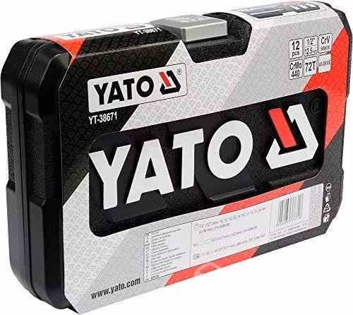 Juego dados 1/2 (as-drive) 12 piezas yt-38671