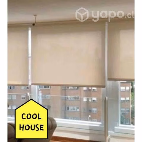 No te pierdas estas cortinas roller lisa beige