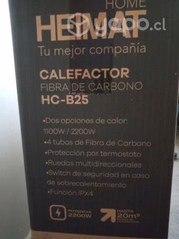 Calefactor Fibra De Carbono Retro Heimat HCB25