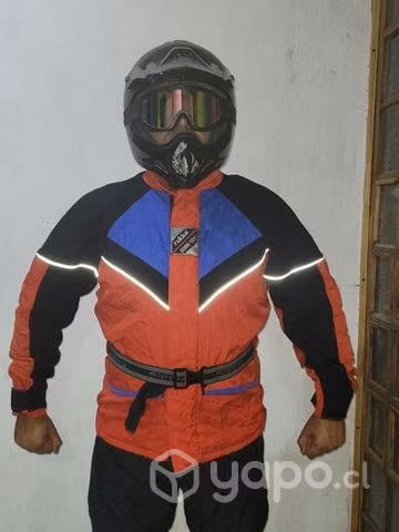 Chaqueta moto cordura adventure hombre
