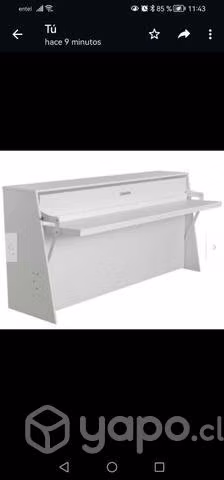 Cama escritorio Mospace 1 Plaza + colchon